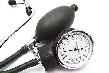 Image showing Old Sphygmomanometer 