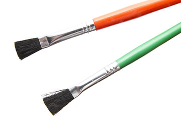 Image showing Colorful paintbrushes 