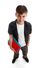 Image showing Student holding books