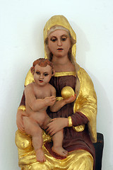 Image showing Blessed Virgin Mary with baby Jesus