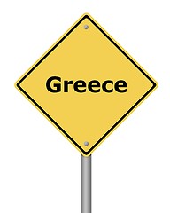 Image showing Warning Sign Greece