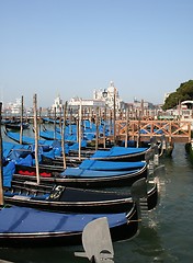 Image showing gondolas