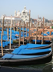 Image showing gondolas