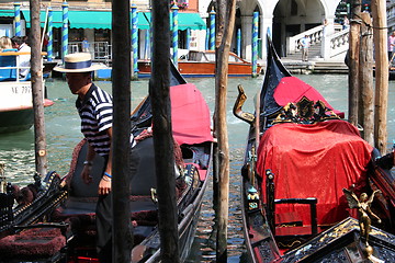 Image showing gondolas