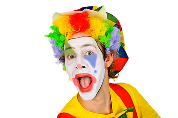 Image showing Colorful Clown