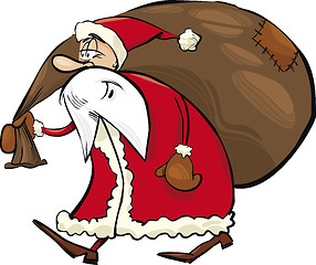 Image showing Santa Claus with gifts