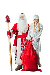 Image showing Russian Christmas characters father Frost and Snow Maiden 