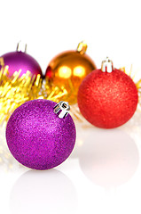 Image showing Christmas balls 