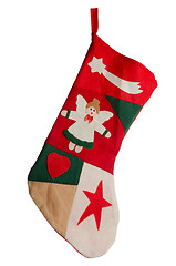 Image showing Christmas red stocking