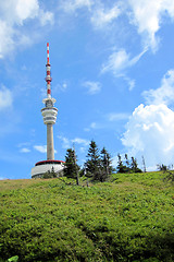 Image showing Praded tower in Jeseniky mountains in Czech republic