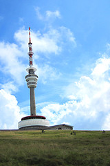 Image showing Praded tower in Jeseniky mountains in Czech republic