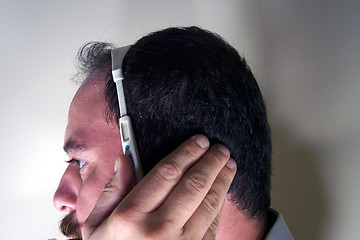 Image showing using headset