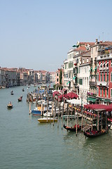 Image showing fiew from rialto bridge