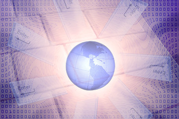 Image showing digital background