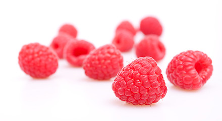 Image showing Raspberries