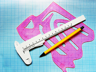 Image showing Geometric set measurement,