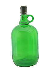 Image showing empty bottle  for wine isolated 