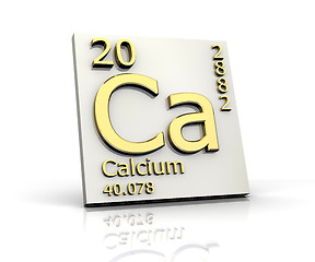 Image showing Calcium form Periodic Table of Elements 