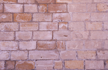 Image showing pink brick wall