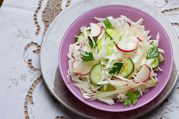 Image showing odganic salad