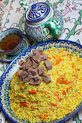 Image showing Uzbek pilaf