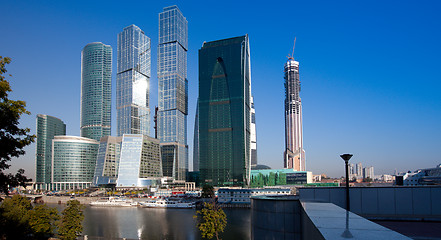 Image showing skyscrapers of Moscow City