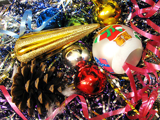 Image showing christmas tree decorations