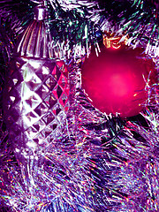 Image showing christmas tree decorations