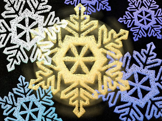 Image showing snowflakes