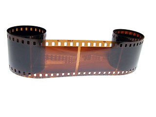 Image showing brown filmstrip  