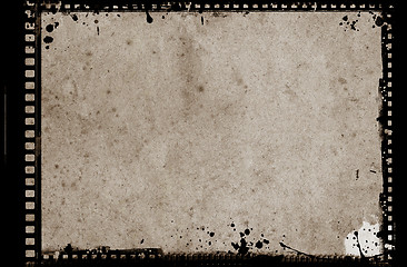 Image showing Grunge film frame