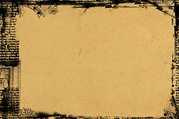 Image showing Grunge border and background