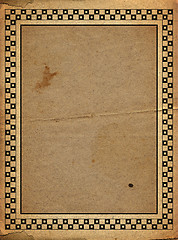 Image showing Grunge paper border