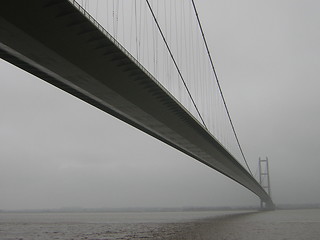 Image showing bridge over untroubled water