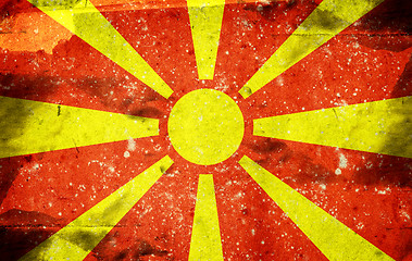 Image showing Flag of Macedonia