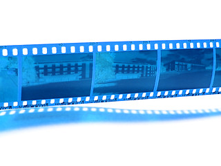 Image showing blue film   