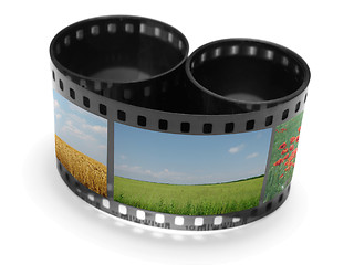 Image showing film with nature shots