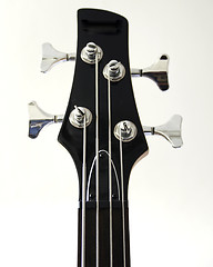 Image showing Bass Guitar Headstock