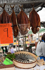 Image showing Fish on street market