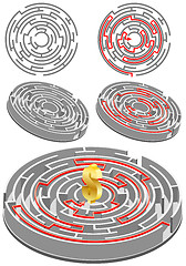 Image showing Circular Labyrinth