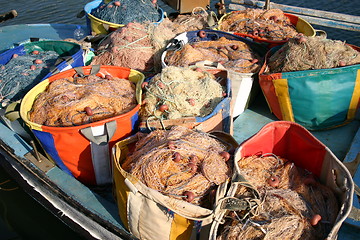 Image showing fishing nets