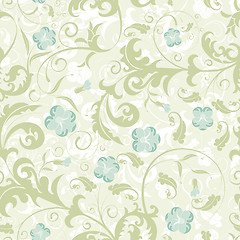 Image showing Flower seamless pattern