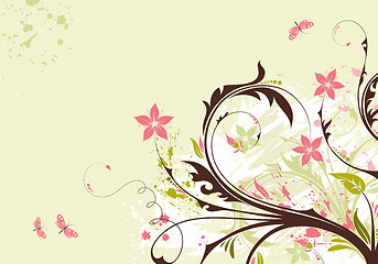 Image showing Flower background