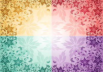 Image showing Flower background