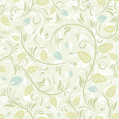 Image showing Flower seamless pattern