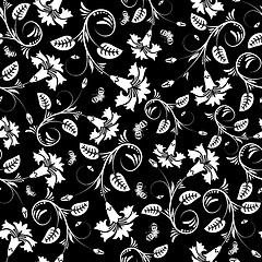 Image showing Flower seamless pattern