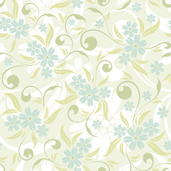 Image showing Flower seamless pattern