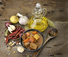 Image showing Beef Soup With Vegetables