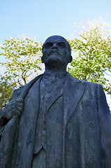 Image showing 12 october, 2011, statue of Lenin at the Estonian historic museum in Tallinn, Estonia.