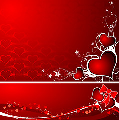 Image showing Valentines background, vector